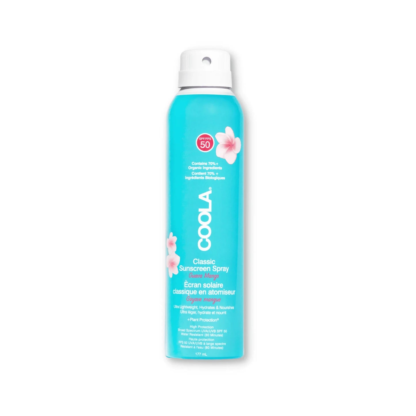 Coola Classic Body Organic Sunscreen Spray SPF50 - Guava Mango