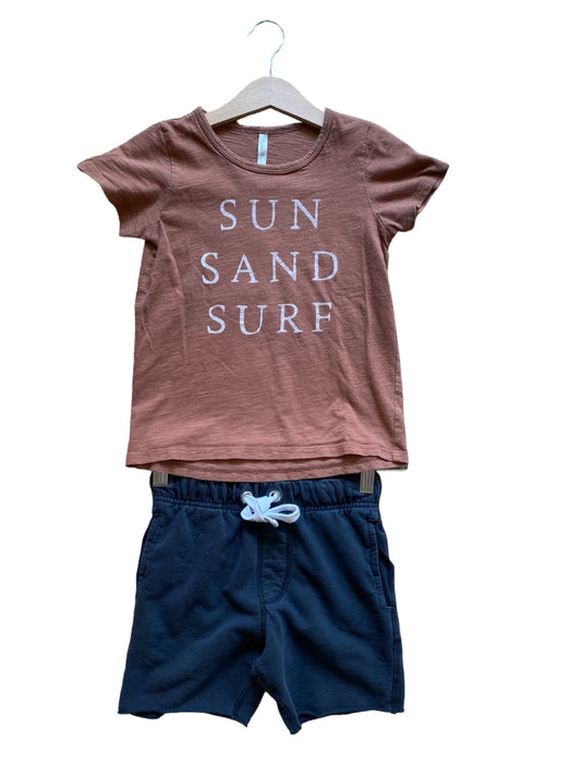 Rylee + Cru T-Shirt 4-5Y Braun